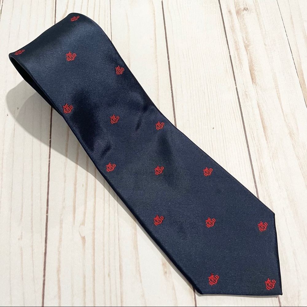MC Monogrammed 100% Silk Tie